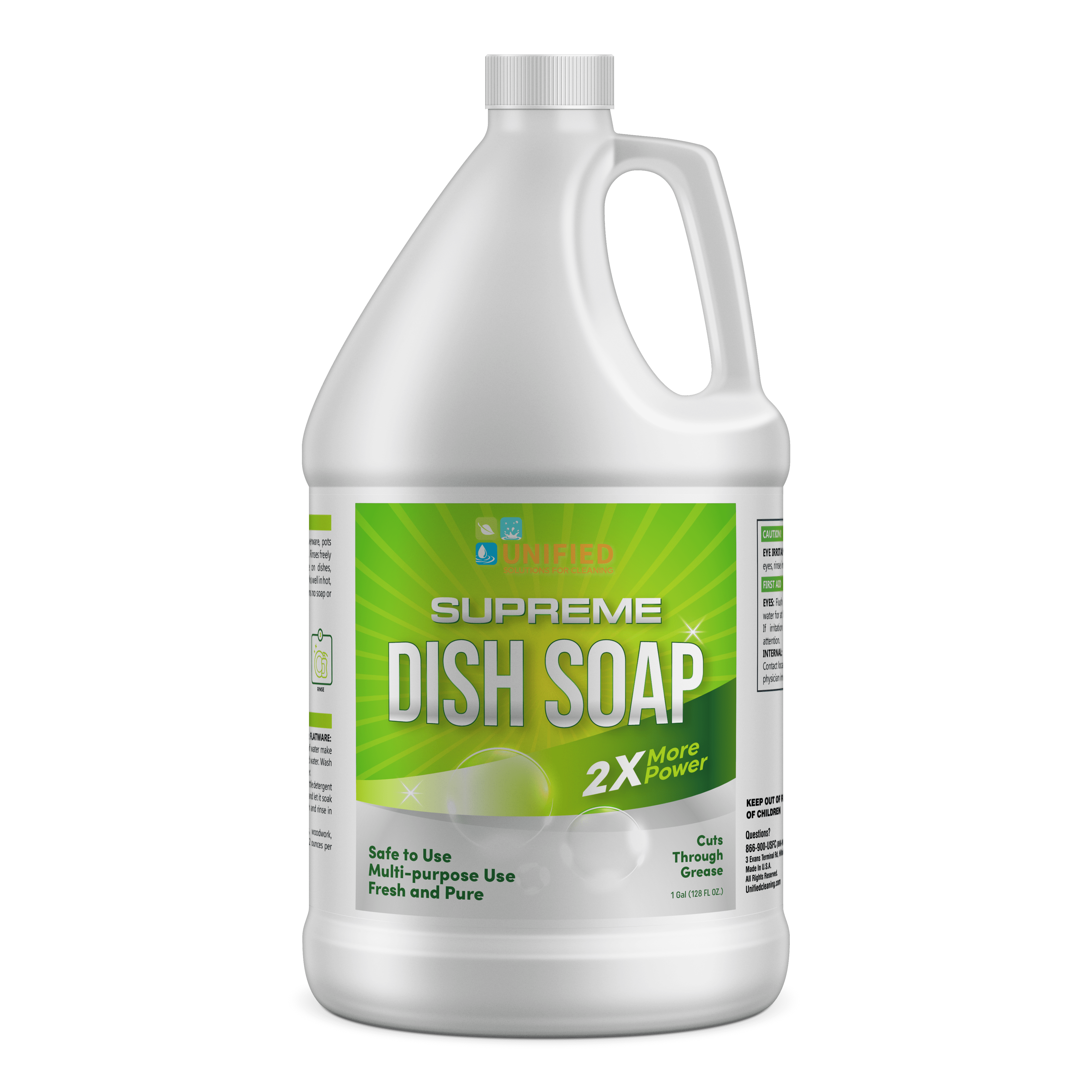 Supreme green dish detergent